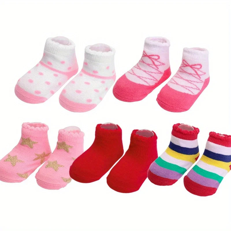 Chaussettes Bébé – Anti-glisse Courtes