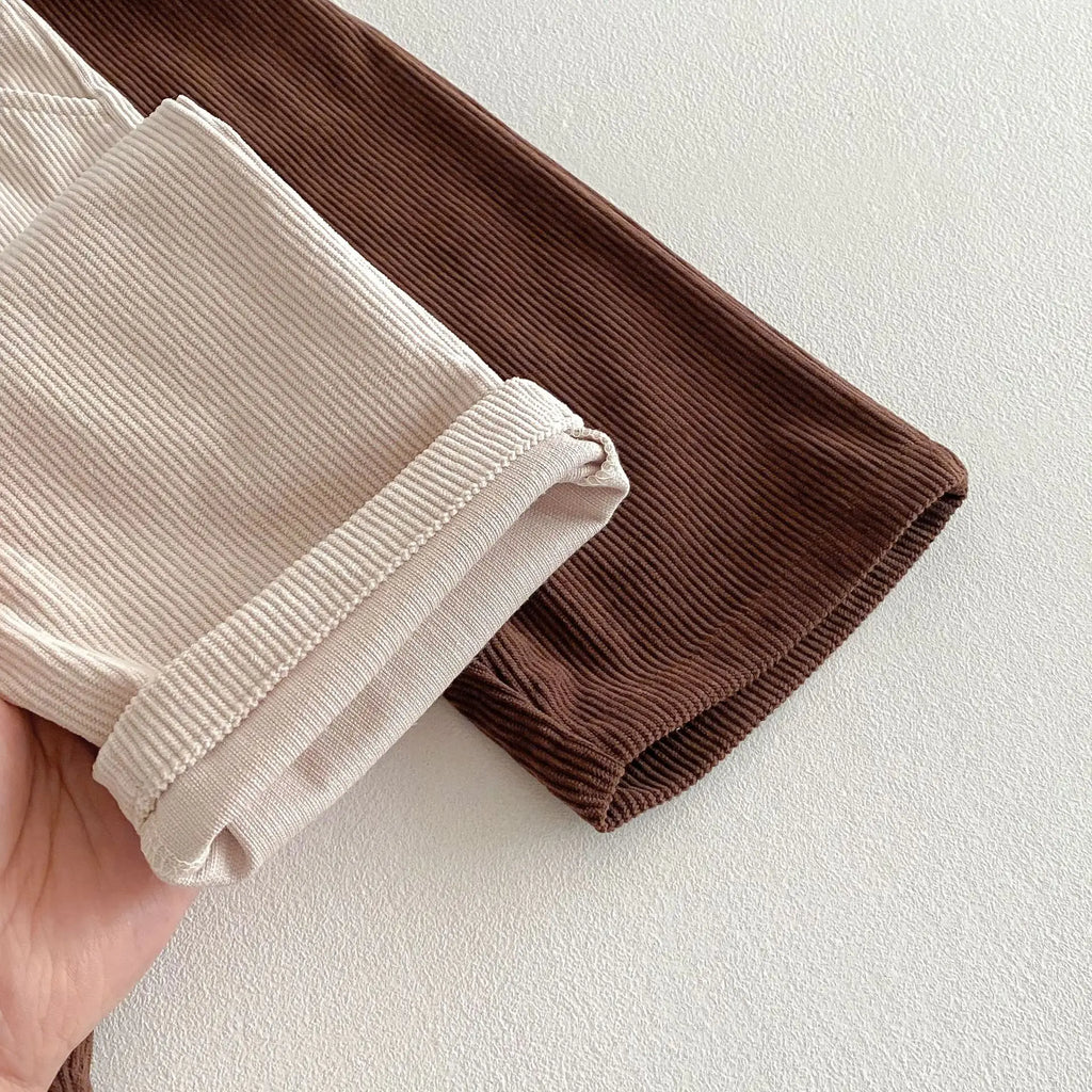 Pantalon Enfant – Velours Côtelé Confort