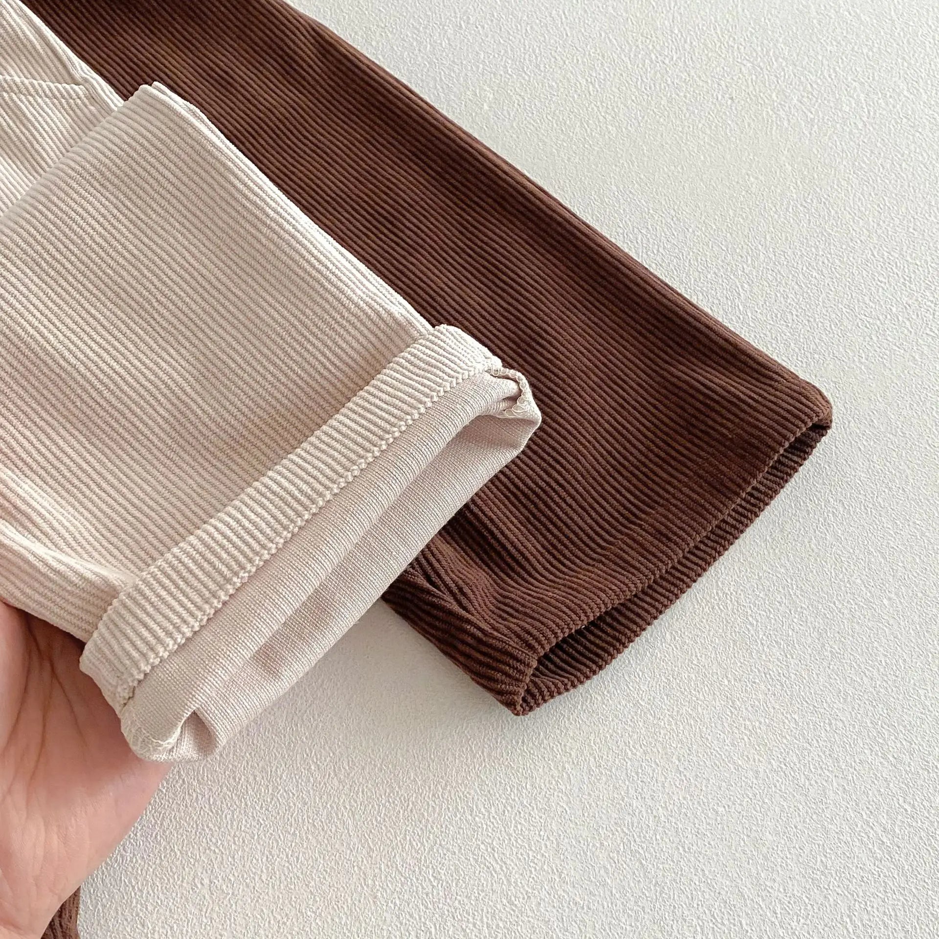 Pantalon Enfant – Velours Côtelé Confort