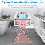 Baby bathtub with bathtub holder foldable with Bath cushion-safe and comfortable for newborn-blue/pink/gray