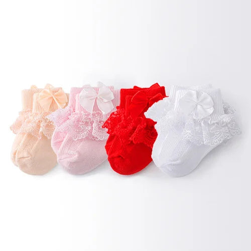 Chaussettes Bébé – Dentelle Princesse