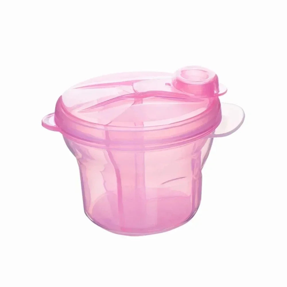 3-grid Portable Formula Dispenser for Infant Formula, Free of Bisphenol A, Outdoor Baby Food Storage Box