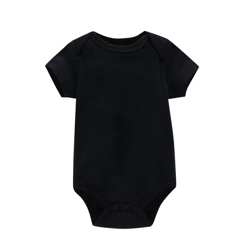Newborn Baby Summer Rompers Infant Bodysuits Short Sleeve Jumpsuit Born To Ride Horses for babies Baby Boy Girl Clothes