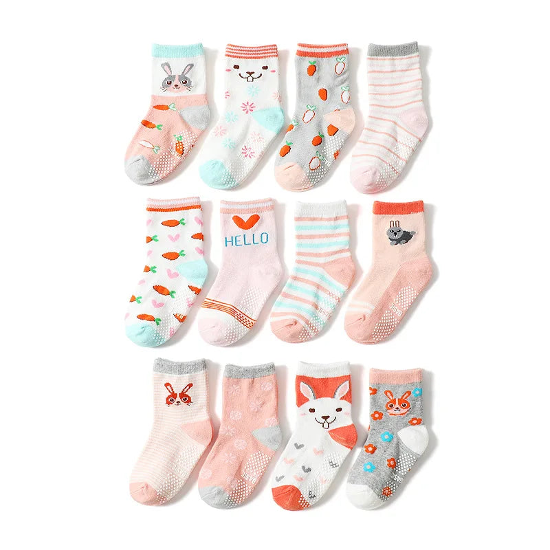 Chaussettes Bébé – Lot Économique 12 pcs