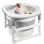 Large bathtub for newborn, baby, child, adult, shower or outdoor-Gray