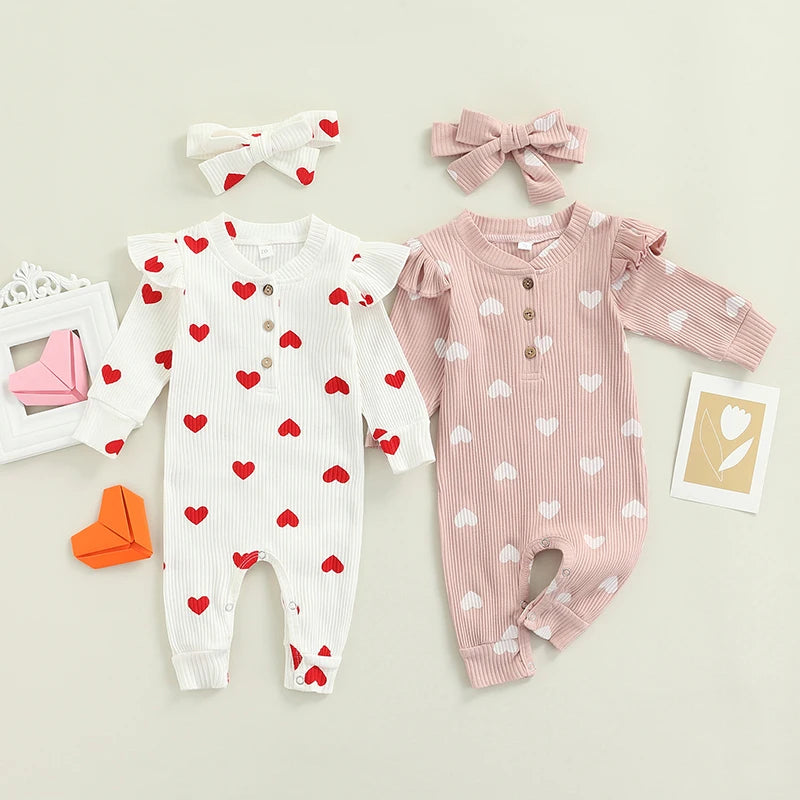 Body Bébé Fille – Cœur & Volant