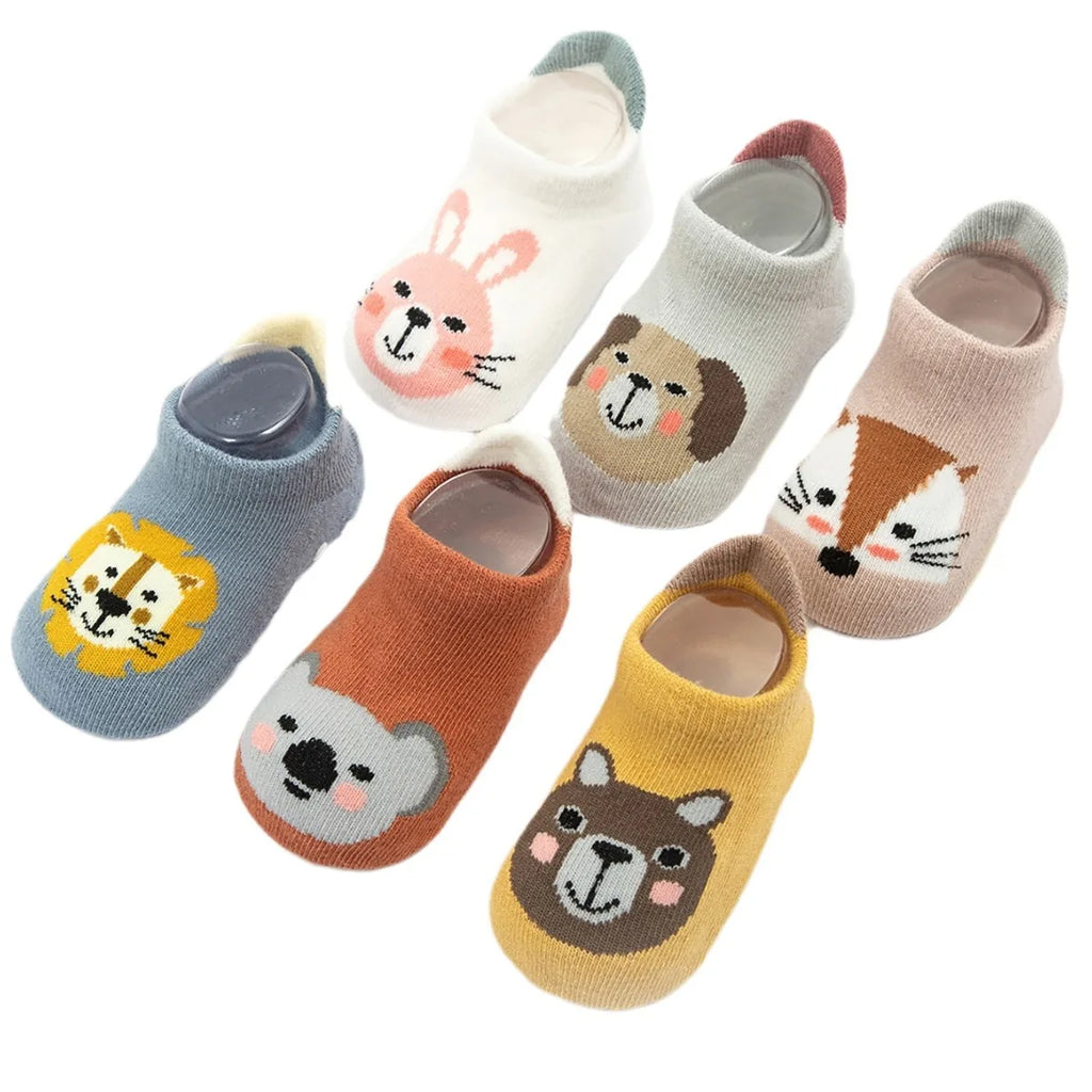 Chaussettes Bébé – Antidérapantes 6 paires