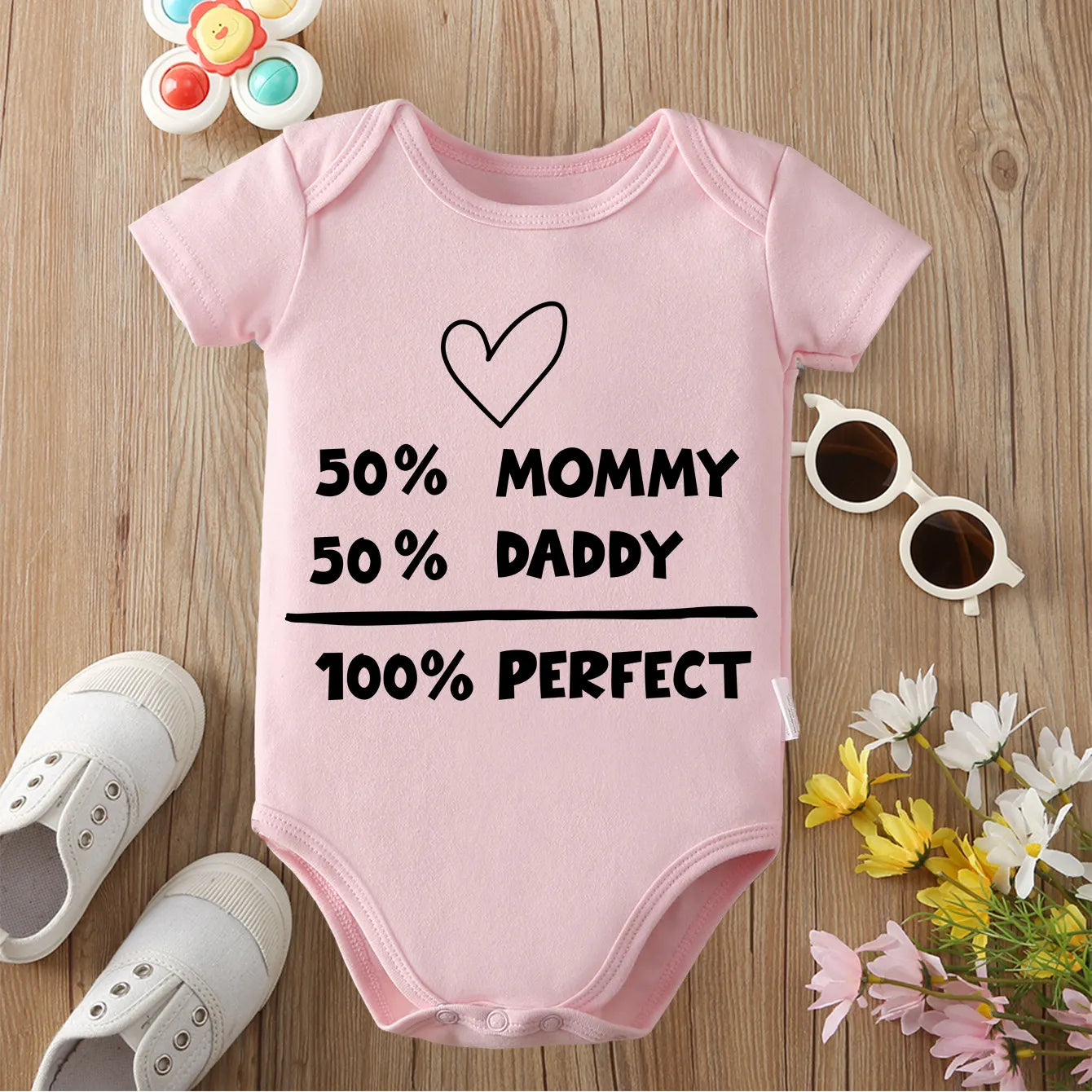 Body Bébé 100 % Coton – "We Are Happy Family"