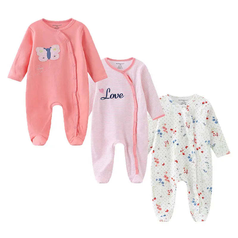 Combinaison Bébé – Coton 100% Nouveau-né