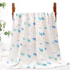 Serviette de bain bébé 4 couches en gaze de coton