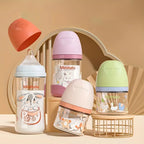Newborn Feeding Bottle Glass Bottle for Baby Infants Toddlers Water Formula Breast Milk Supplement
