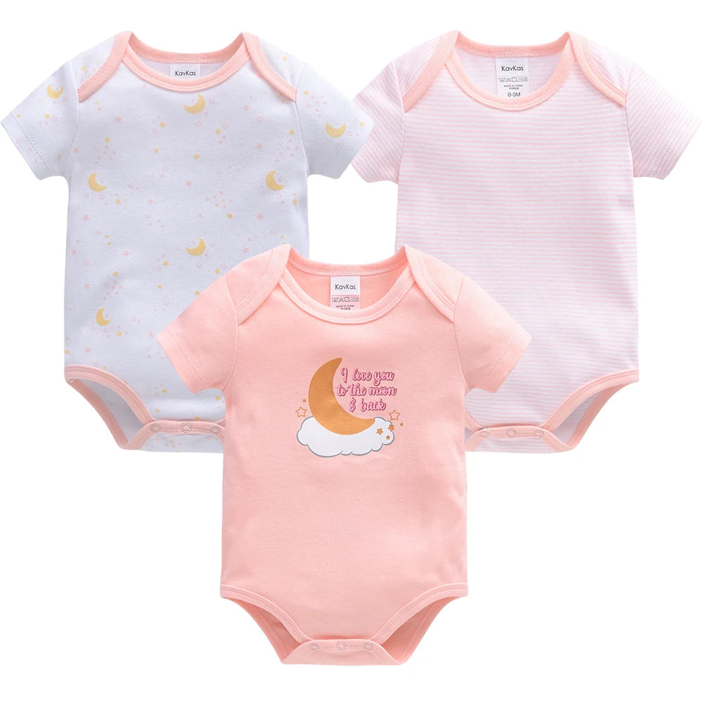 Body Bébé Fille/Garçon – Lot 3 pcs Lion