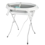 Baby bathtub with bathtub holder foldable with Bath cushion-safe and comfortable for newborn-blue/pink/gray