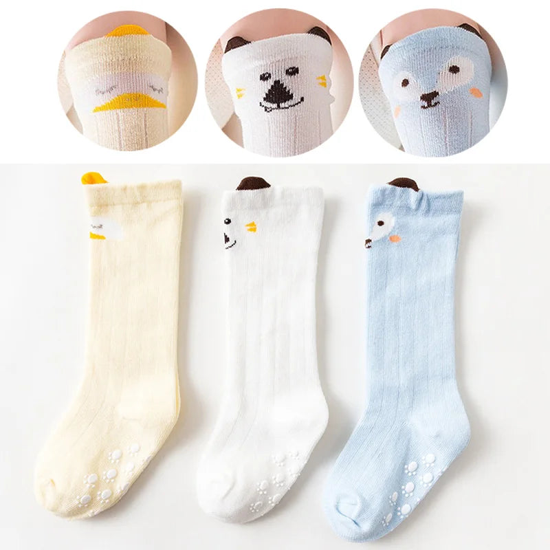Lot 3 Chaussettes Bébé – Hautes Cartoon