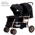 EU STOCK Twin strollers kids two seats strollers foldable carriage wholesale baby stroller Front and rear seats