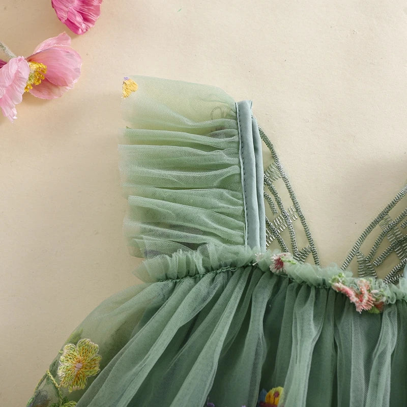 Déguisement Fée Bébé Fille – Robe Tutu avec Ailes de Papillon