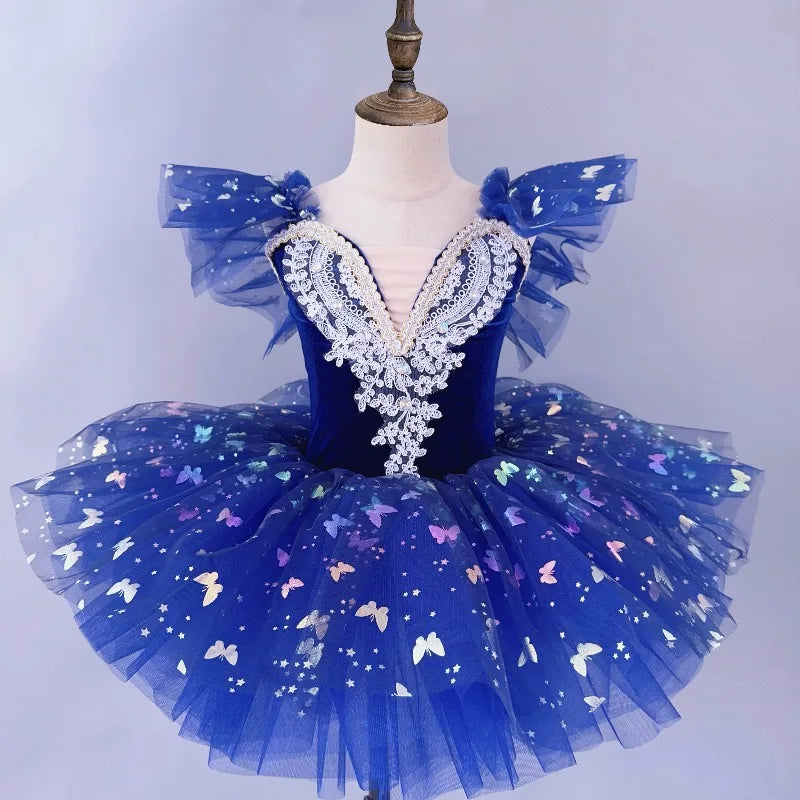 Girls Ballet Performance Costume Vestidos Dance Wear Kids Tutu Ballet Dress Stage Outfit Summer Fashion Princess Dresses