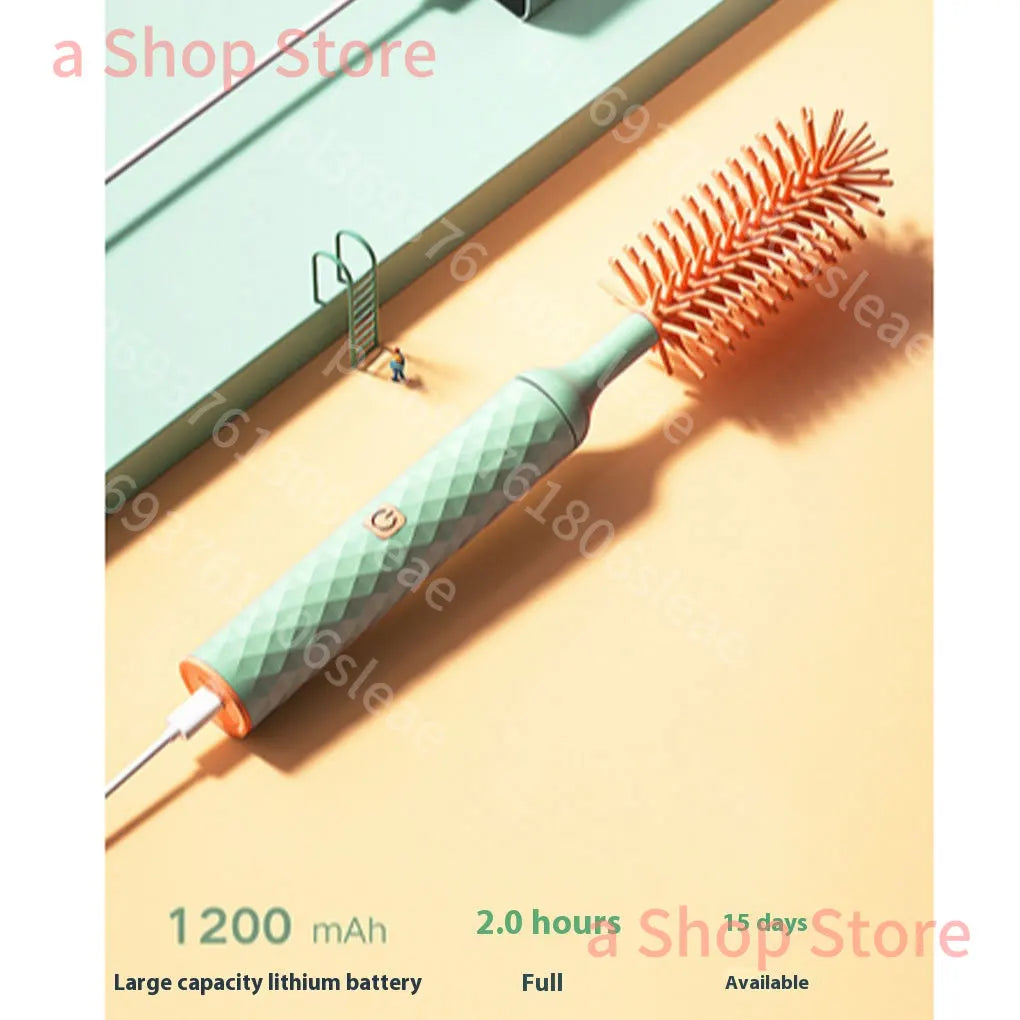 Portable 360 Silicone Bottle Washer Brush Travel Cleaner Set Electric Baby Bottle Cleaning Brush