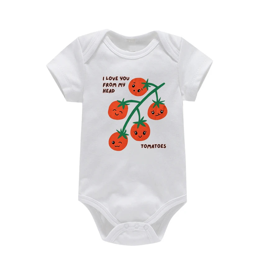 Newborn Baby Summer Rompers Infant Bodysuits Short Sleeve Jumpsuit “You Are So Loved” Baby Boy Girl Clothes Cotton  0-24 Months