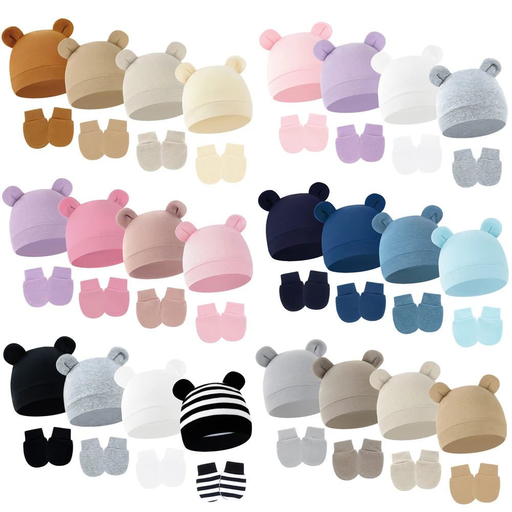 Coffret Bébé – Bonnet & Gants Naissance