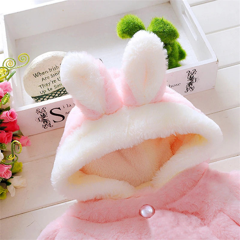 Cape Bébé Fille – Lapin Douillet