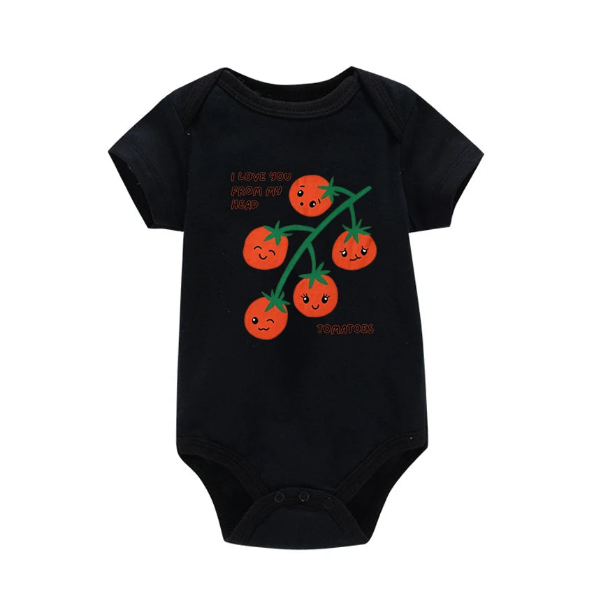 Newborn Baby Summer Rompers Infant Bodysuits Short Sleeve Jumpsuit “You Are So Loved” Baby Boy Girl Clothes Cotton  0-24 Months