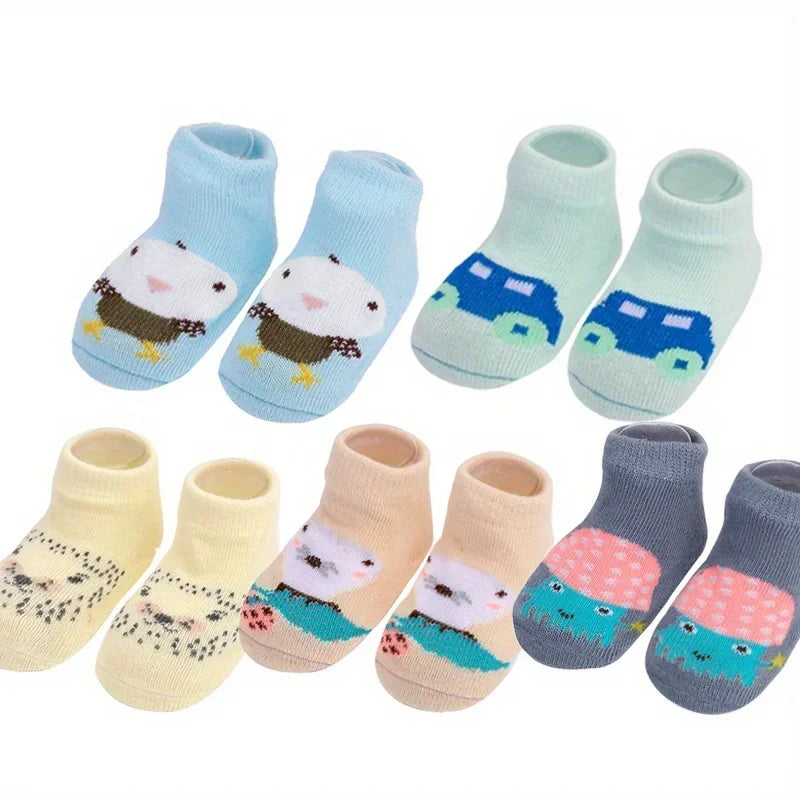 Chaussettes Bébé – Anti-glisse Courtes