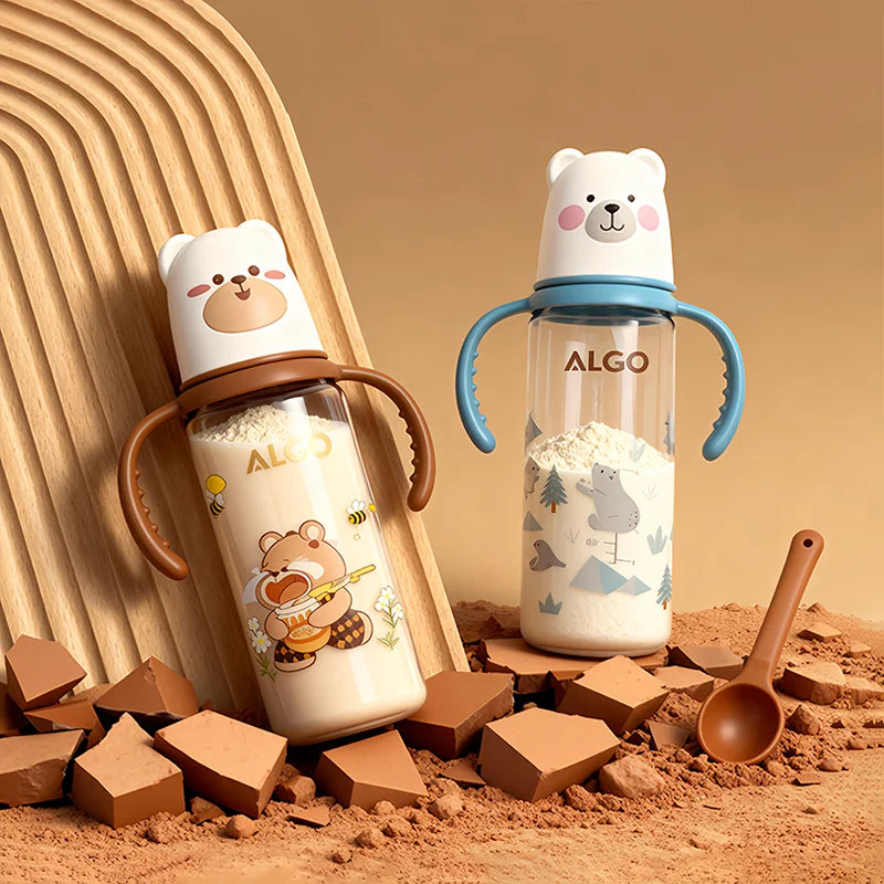 Biberon bébé 240 ml avec poignées ergonomiques