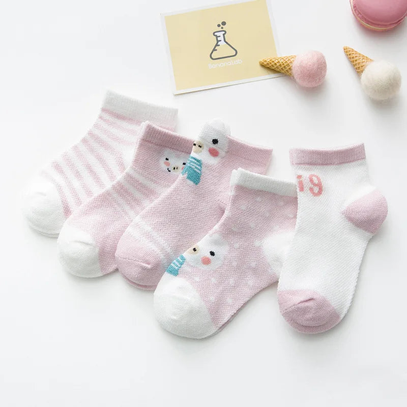 Chaussettes Bébé – Maille Coton 5 paires