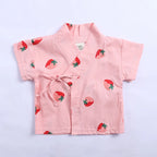 Pyjama Bébé Été 2 Pièces – Haut Cartoon & Short Confortable