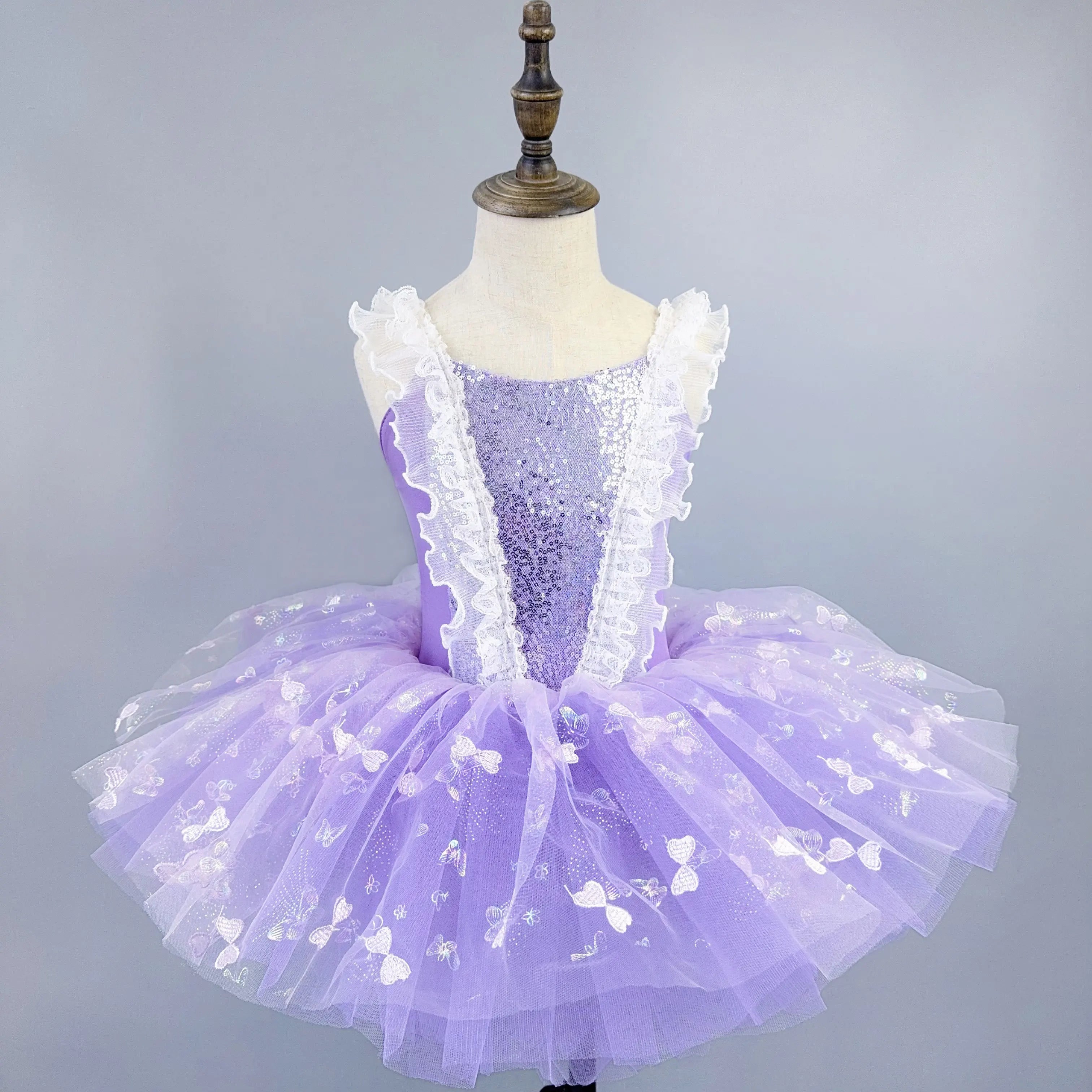 Girls Ballet Performance Costume Vestidos Dance Wear Kids Tutu Ballet Dress Stage Outfit Summer Fashion Princess Dresses