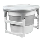 Large bathtub for newborn, baby, child, adult, shower or outdoor-Gray
