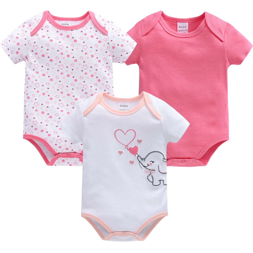 Body Bébé Fille/Garçon – Lot 3 pcs Lion
