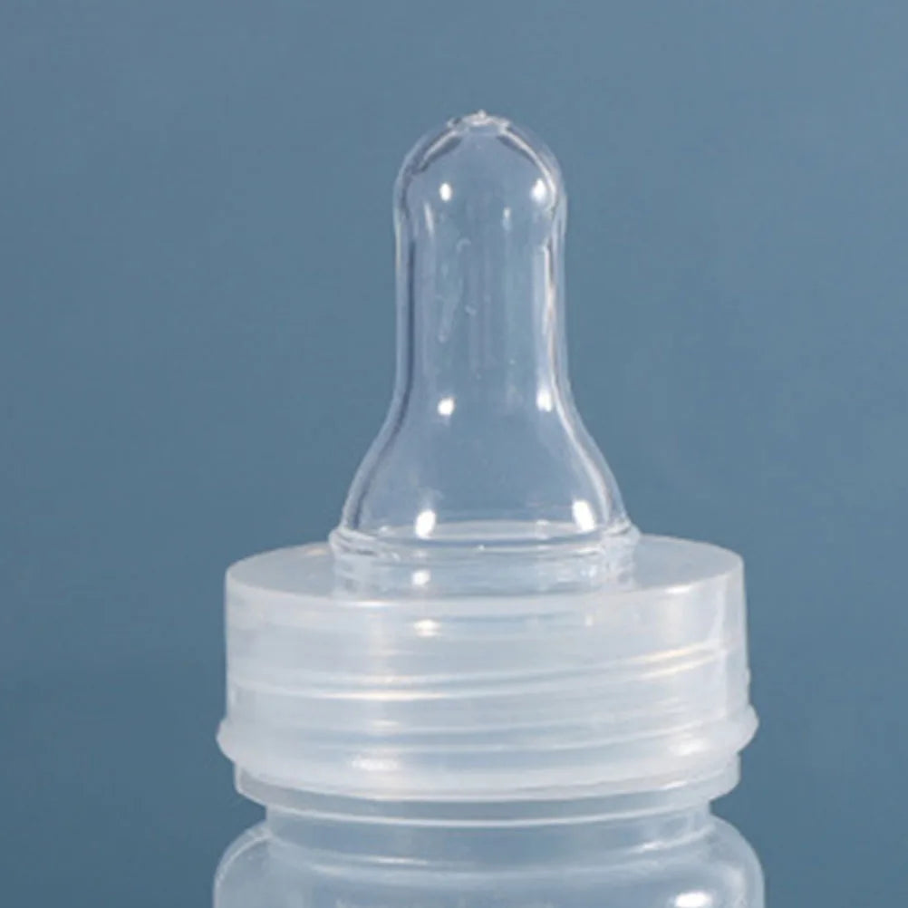 4Pcs Newborn Milk Bottle Disposable Baby Bottles Heat Resistant Plastic Feeding Bottle with Scale for Infants 0-3 Months