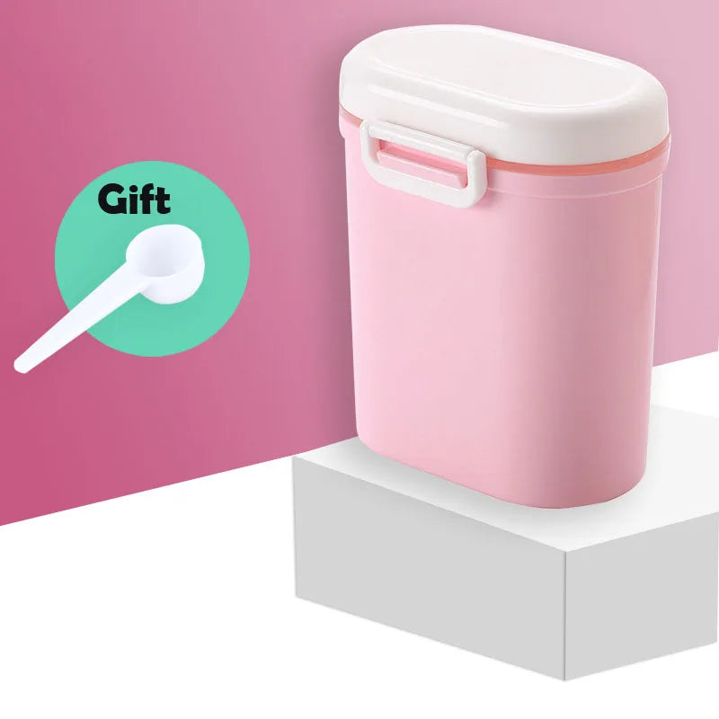 Baby Formula Milk Storage with Free Spoon Portable Milk Powder Formula Dispenser Kid Food Container Storage Food Storage Box
