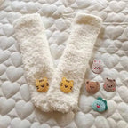 Chaussettes Bébé Antidérapantes Chaudes Hiver