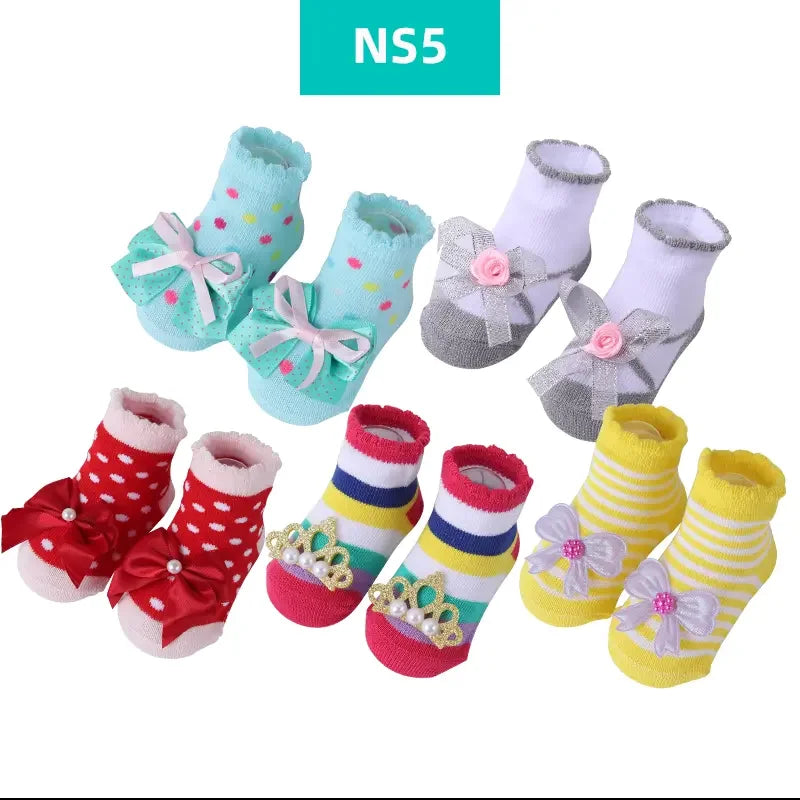 Chaussettes Bébé – Anti-glisse Courtes