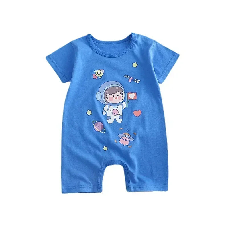 Body Bébé Été – Barboteuse Manches Courtes Respirante