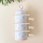 54DF Portable Formula Dispenser Baby Storage Box Rice Container for Baby Cereal Convenient Infant Milk Powder Box