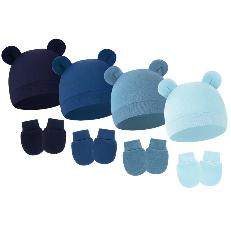 Coffret Bébé – Bonnet & Gants Naissance