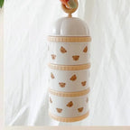 54DF Portable Formula Dispenser Baby Storage Box Rice Container for Baby Cereal Convenient Infant Milk Powder Box