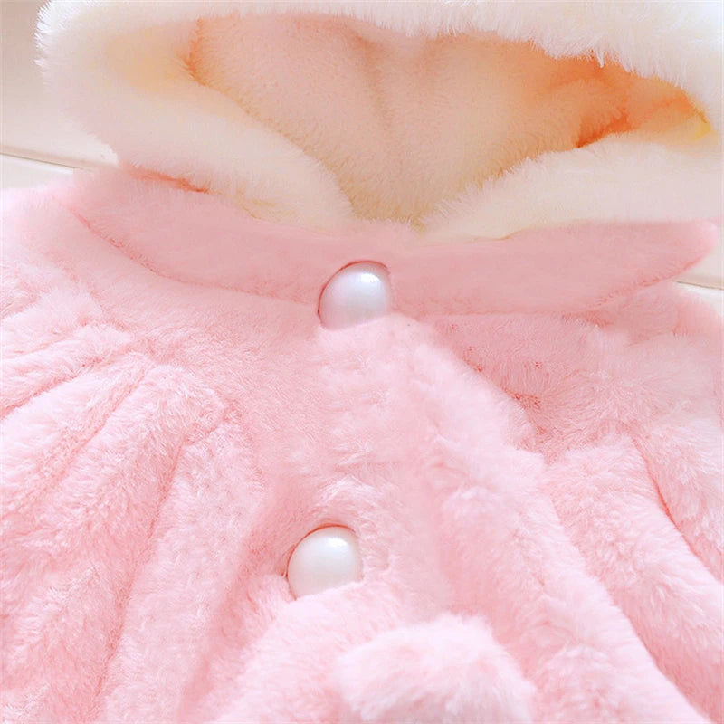 Cape Bébé Fille – Lapin Douillet