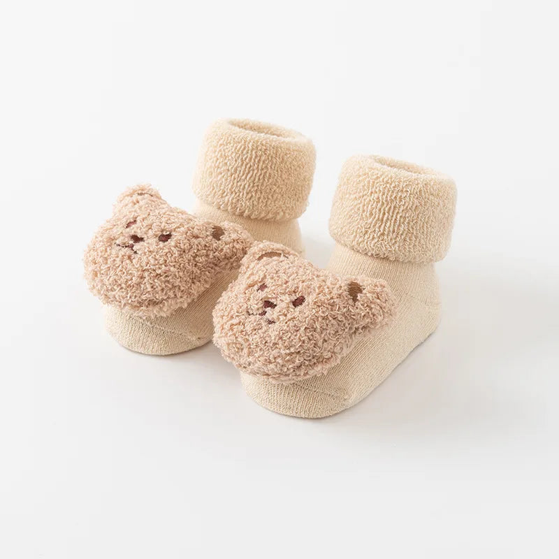 Chaussettes Bébé – Ours Coton Doux