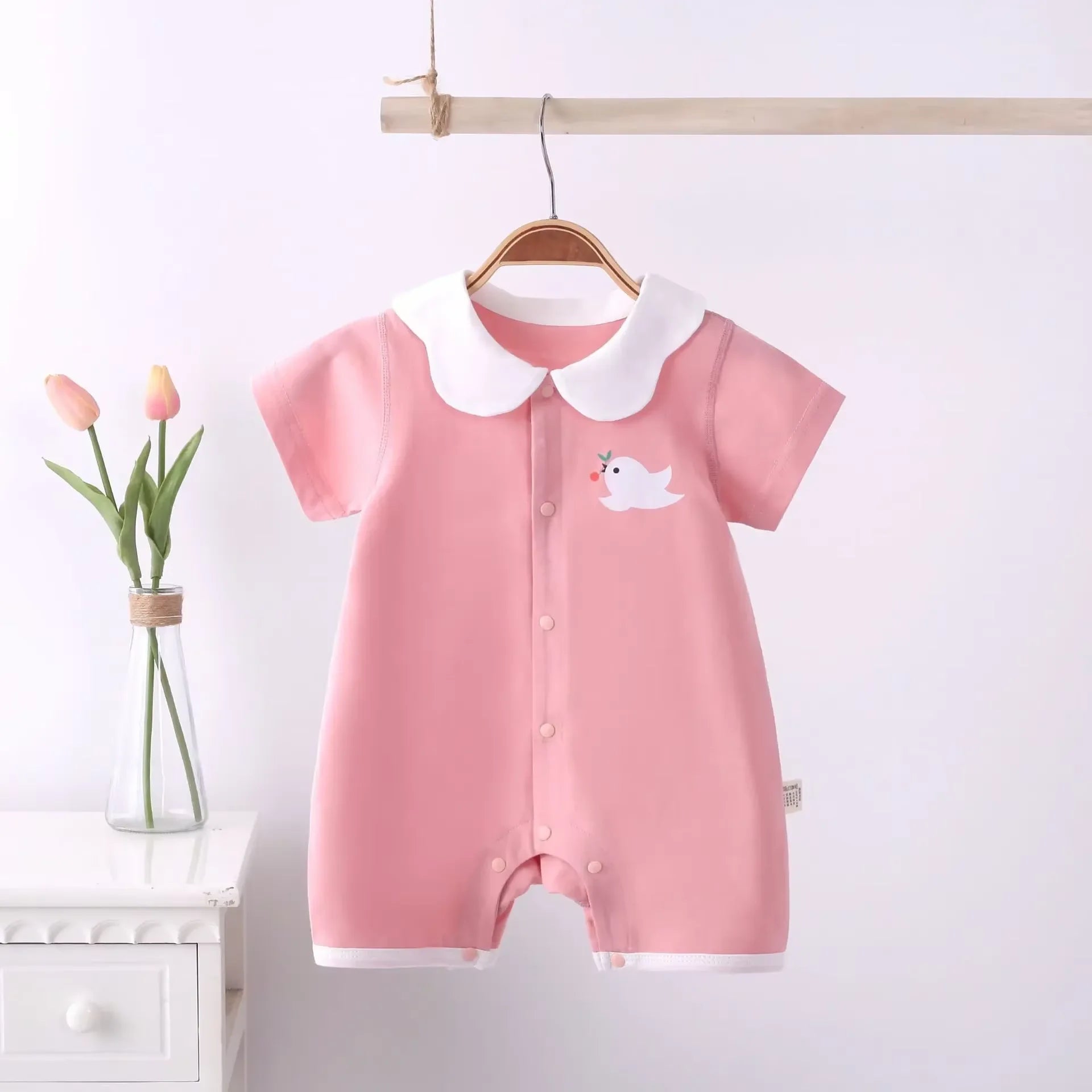 Body Bébé Été – Barboteuse Manches Courtes Respirante