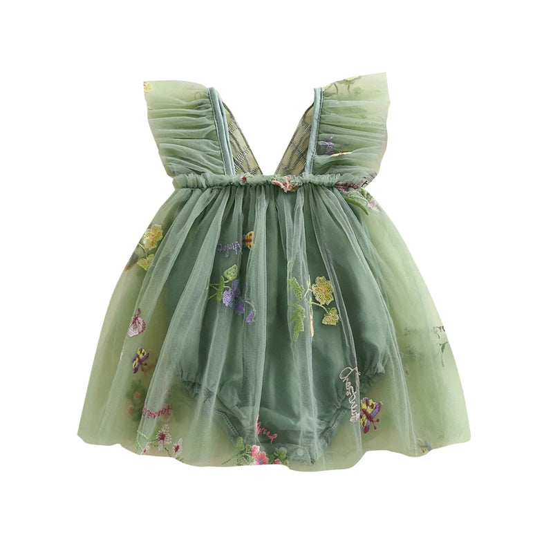 Déguisement Fée Bébé Fille – Robe Tutu avec Ailes de Papillon