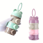 Large Capacity Baby Milk Powder Container with Strap, Baby Formula Dispenser, Stackable Food Storage Box, Portable Snack Box