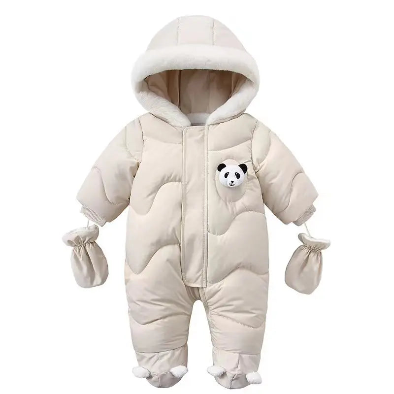 Snowsuit Bébé – Capuche Ours Douillet