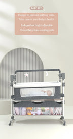 Baby Cribs Baby beds Electric Cradle for newborn babies Portable Baby Rocker Bassinet with Automatic Swing for Baby Rocking bed