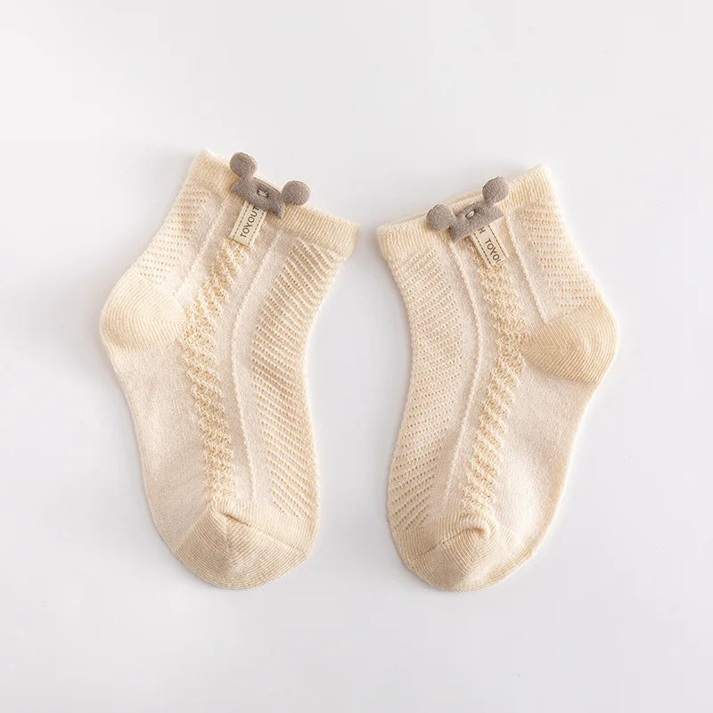 Lot 4 Chaussettes Bébé – Maille Légère