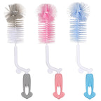 3 in 1 Set SAIDAH 360° Nylon Rotating Feeding Milk Bottle Brush Set